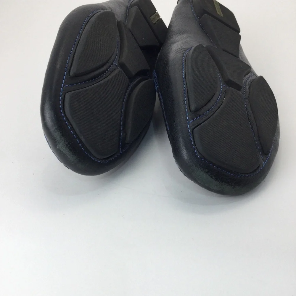 Donald‎ Pliner Vinco 3 Men's Black Leather Driving Loafers size 7.5